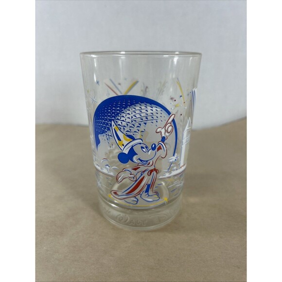 Walt Disney World Mickey Mouse 25th Epcot Anniversary Glass Remember The Magic - Picture 9 of 9